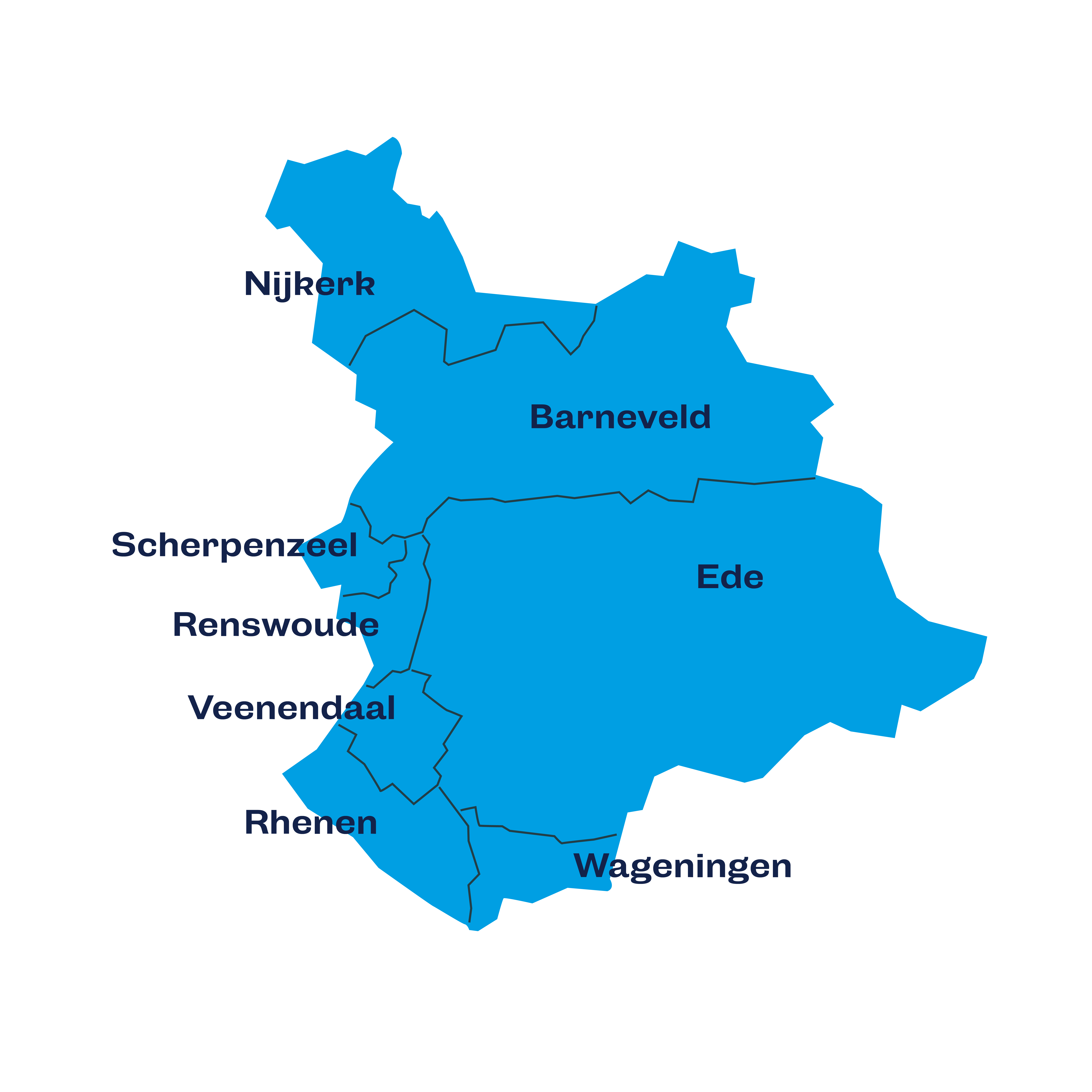 Gemeenten samenwerking Regio Foodvalley