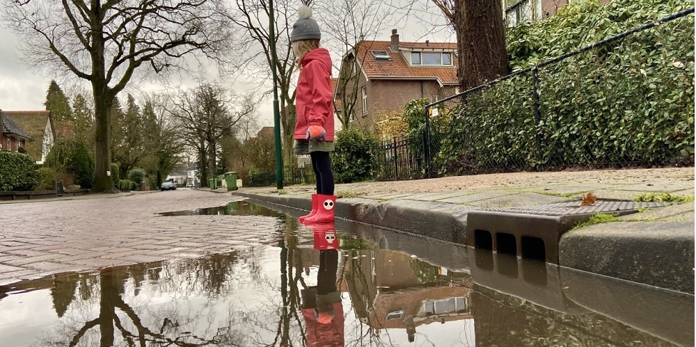 Wateroverlast voorkomen regenwater straat riool kolk put wegstromen