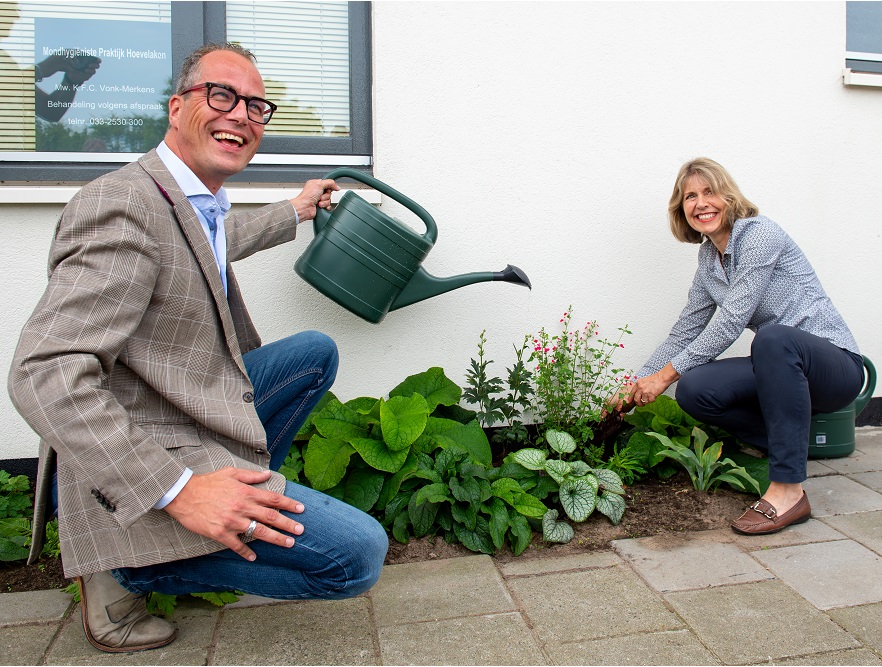 Harke Dijksterhuis Alliantie Stoutenborg duurzaam Nijkerk klimaatadaptatie plant voor tegel 2