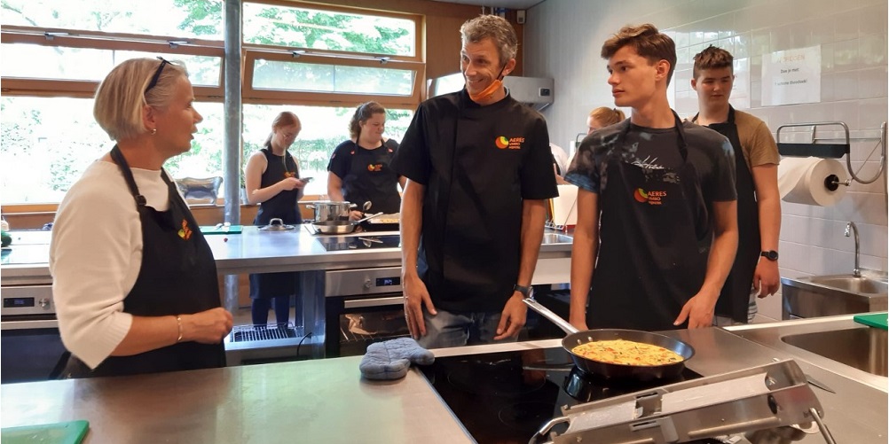 Wethouder Broekman Verspillingsvrije Week 2021 Aeres VMBO duurzaam nijkerk