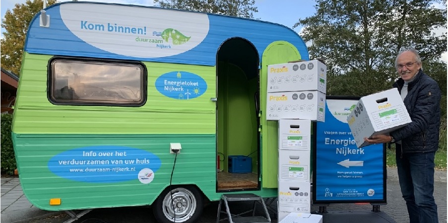 Energiecaravan Henk Eilander Energieloket duurzaam Nijkerk Energiebespaarvoucher Rensselaer