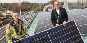 Zonnepanelen op dak brandweerkazerne duurzaam Nijkerk 3