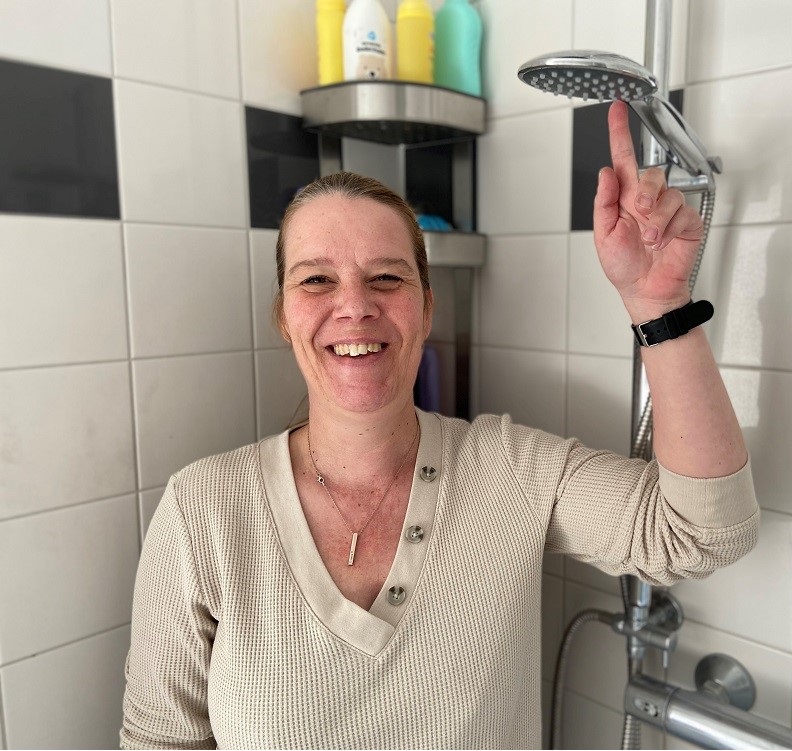 Duurzame Nijkerker Marjolein waterbesparende douche kleine maatregelen