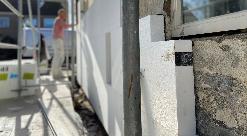 Buitengevelisolatie muur isoleren energie besparen duurzaam nijkerk