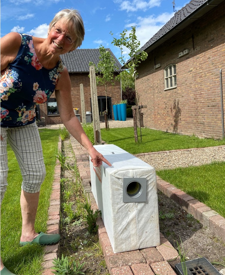 Duurzame Nijkerker Jacqueline Wilma hydroblobs groene tuin regenwater