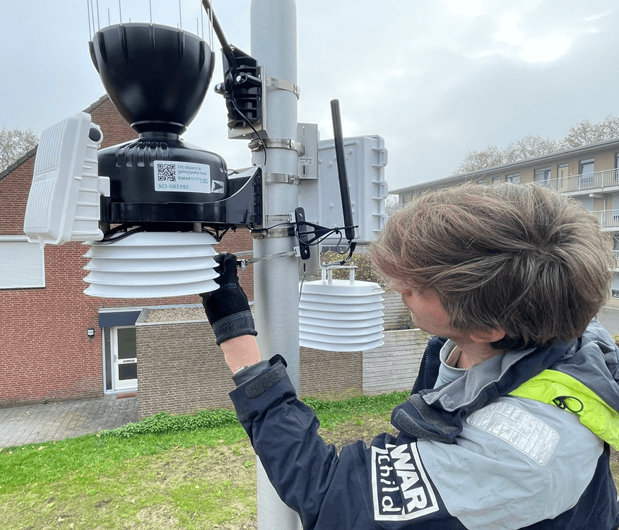Sensor meting hittestress netwerk gemeente Nijkerk